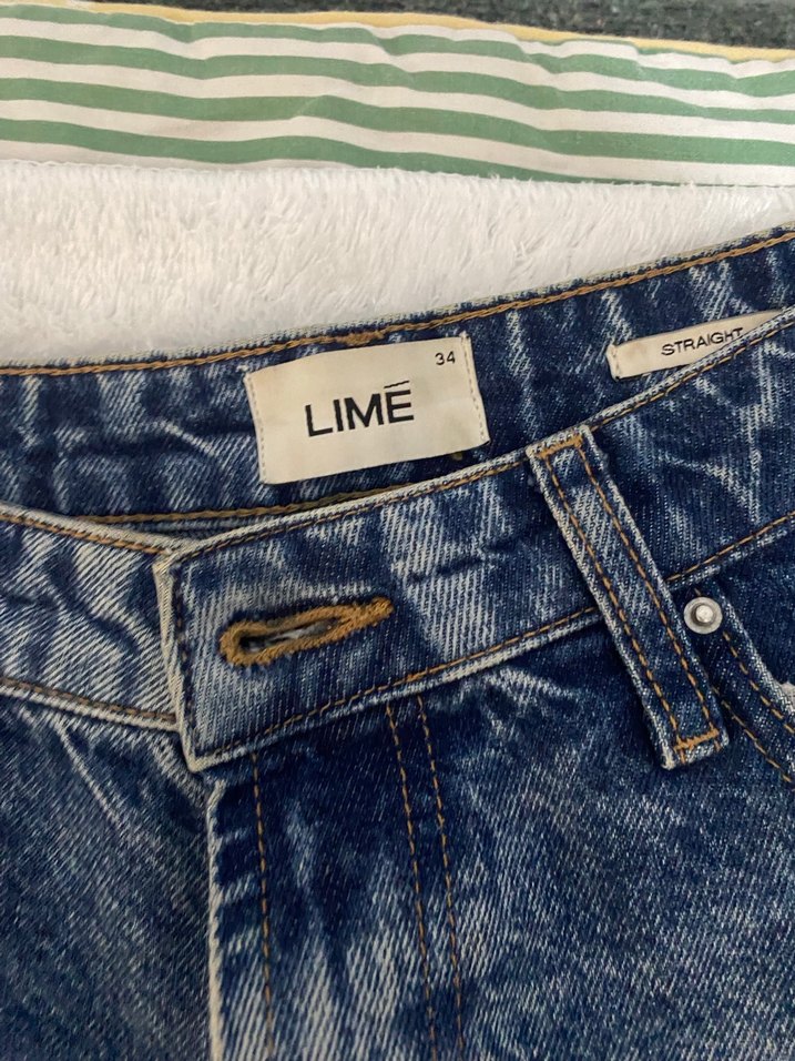 Gevşek Kesim Midi Mavi Kot Pantolon - Görsel 2