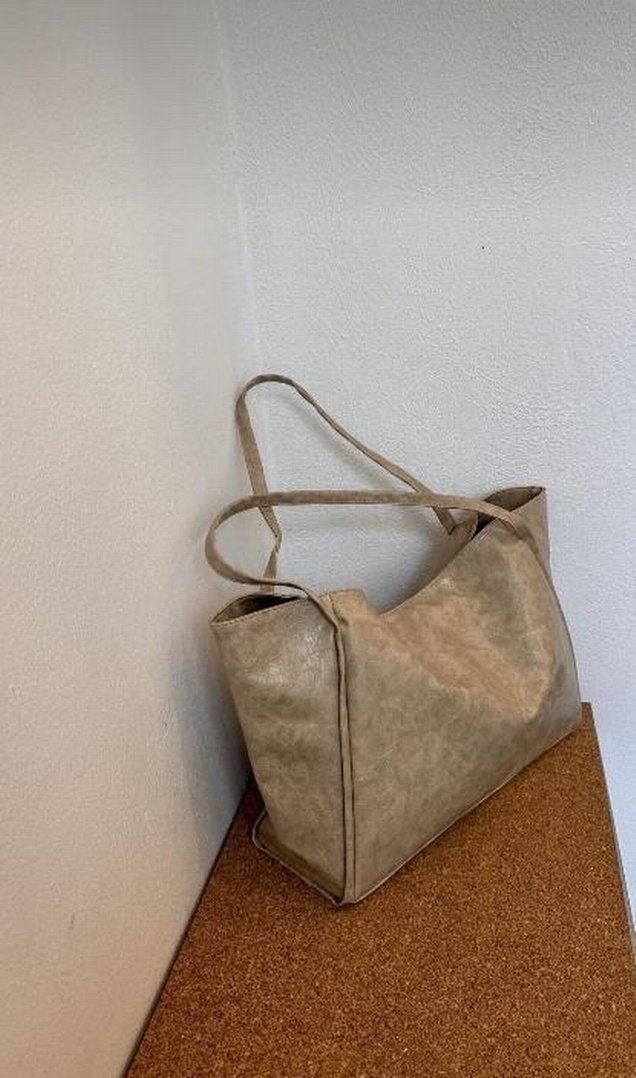 Bej Süet Kadın Çanta - Görsel 2