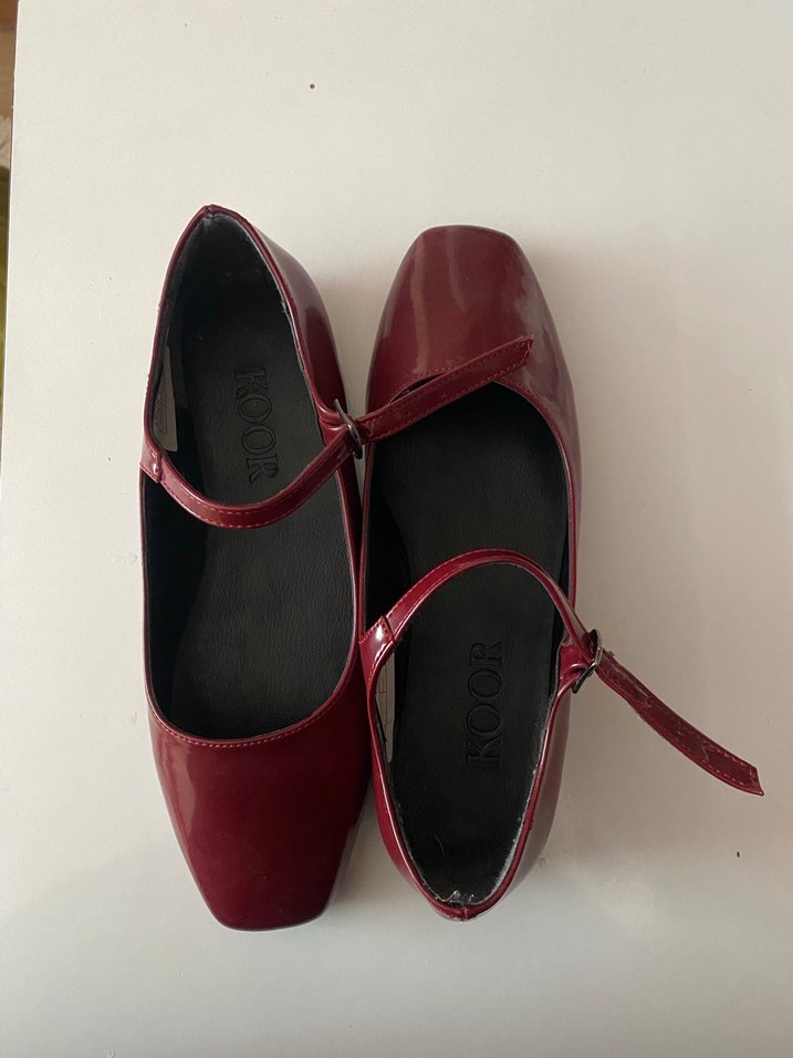 Bordo Tokalı Kadın Babet - Görsel 3