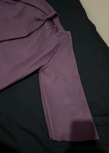 Düğmeli Bej Midi Ceket & Panço - Görsel 4