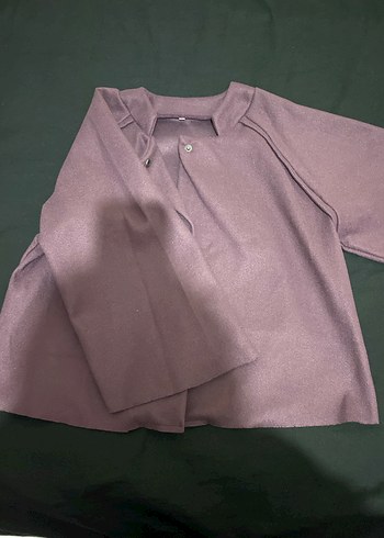 Düğmeli Bej Midi Ceket & Panço - Görsel 2