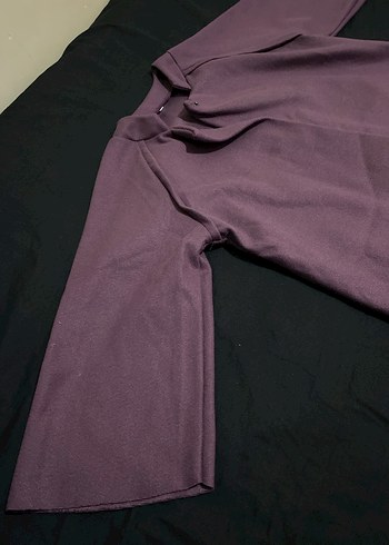 Düğmeli Bej Midi Ceket & Panço - Görsel 5