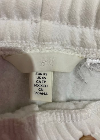 Beyaz Rahat Kesim Kadın Eşofman Altı - Görsel 2