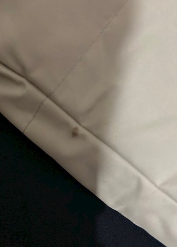 Fermuarlı Beyaz Kadın mont - Görsel 4