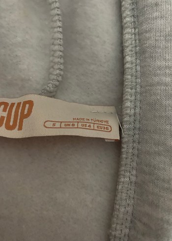 Gri Fermuarlı Kadın kısa hırka - Görsel 3