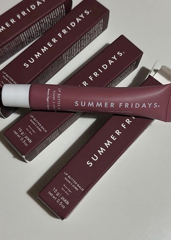 Summer Friday brown sugar lip balm - Görsel 5
