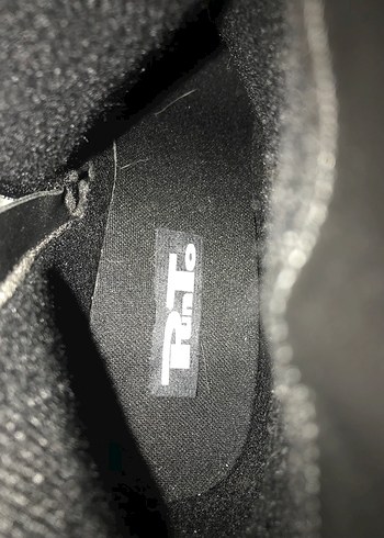 Siyah Deri Kadın Botlar Tokalı Topuklu - Görsel 5