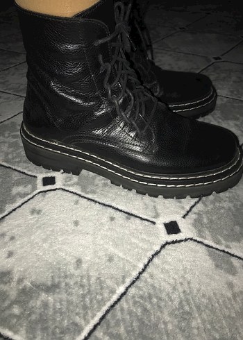 Siyah Biker Erkek Postal - Görsel 3