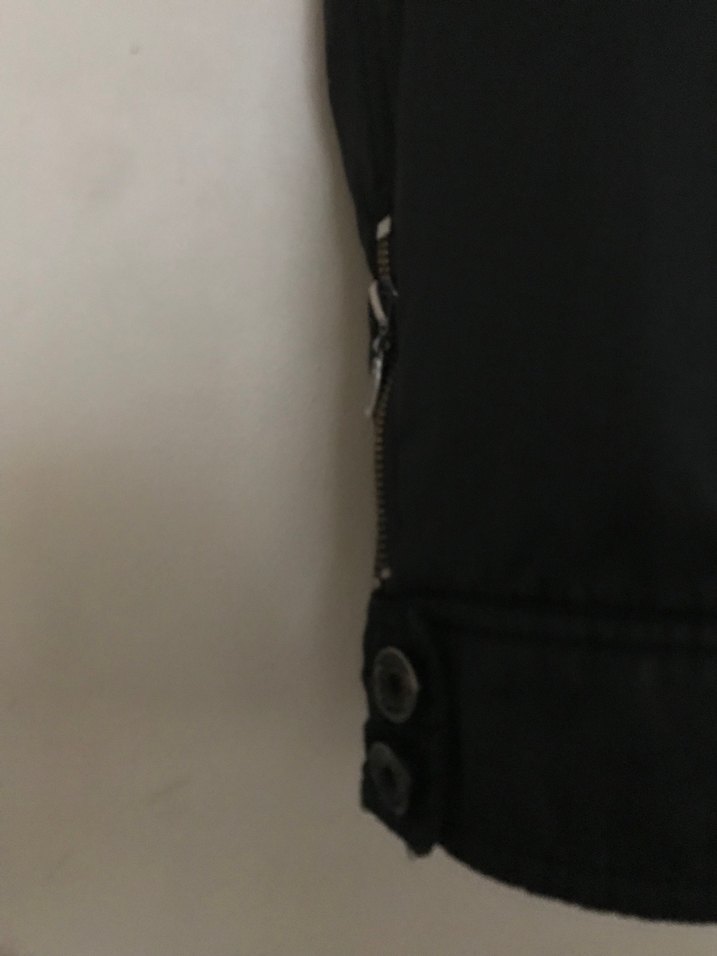 Erkek Siyah Düğmeli Midi Ceket - Görsel 3