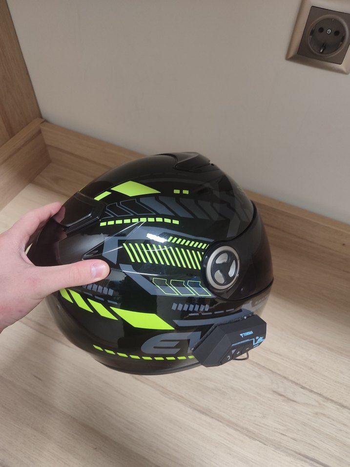 Tertemiz Kask. İnerkom + Siyah Vizör ile birlikte verilecektir. - Görsel 3