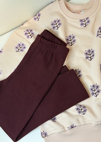  ÇİÇEK DESENLİ TAKIM - Görsel 5