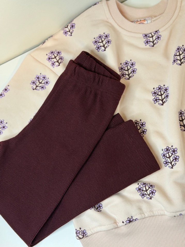  ÇİÇEK DESENLİ TAKIM - Görsel 5