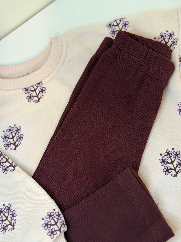  ÇİÇEK DESENLİ TAKIM - Görsel 3