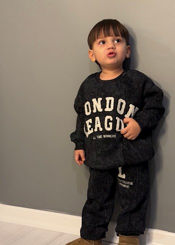 Erkek Çocuk Siyah Takım - Görsel 5