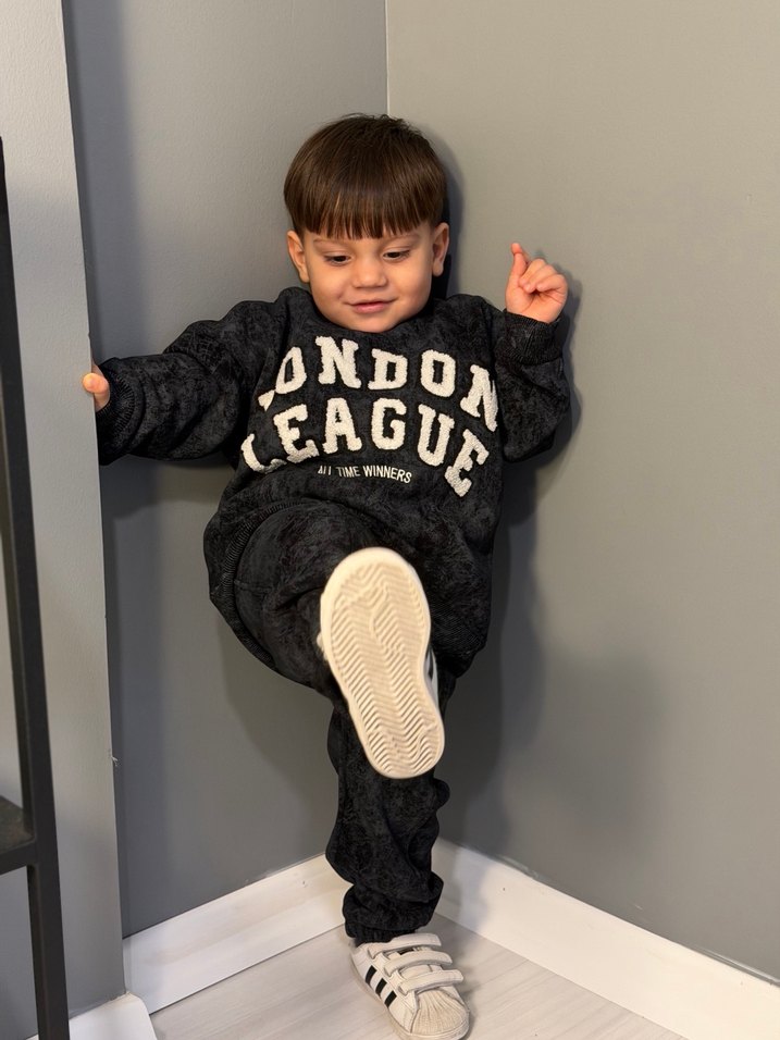 Erkek Çocuk Siyah Takım - Görsel 4