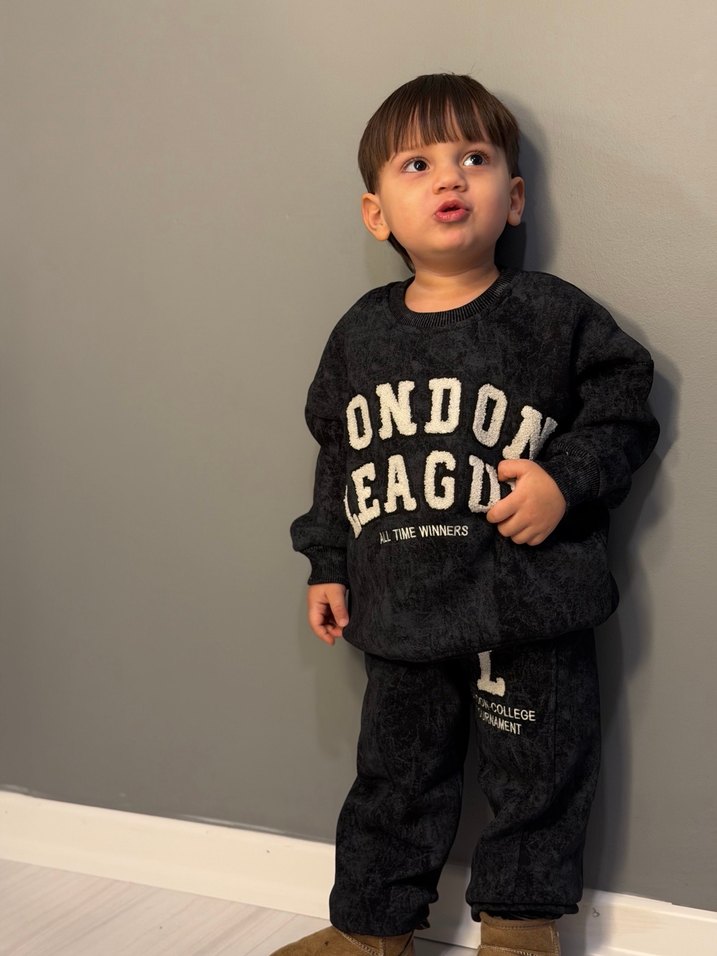 Erkek Çocuk Siyah Takım - Görsel 5