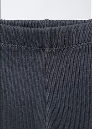 Gri Baskılı Örme Kız Çocuk Takım - Görsel 4