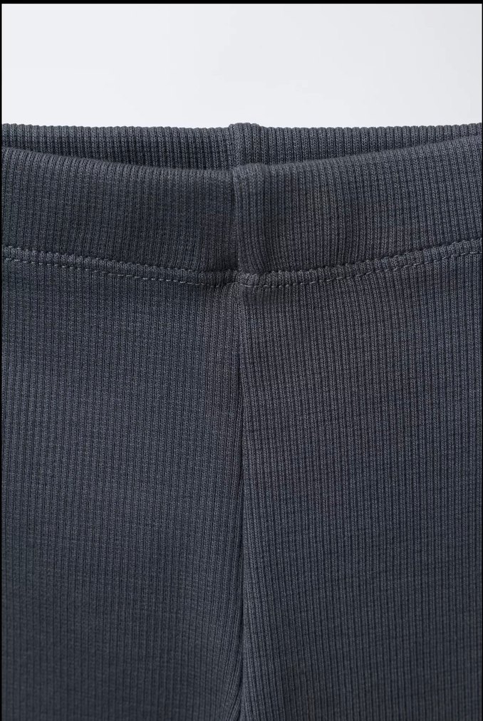 Gri Baskılı Örme Kız Çocuk Takım - Görsel 4