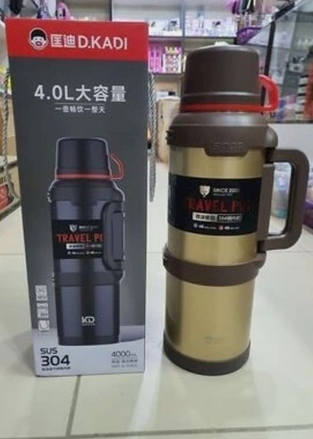 4 Litre Paslanmaz Çelik Dağcı Termosu - Görsel 2