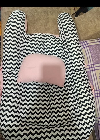 Zebra Desenli Çok Renkli Hamile ve Emzirme Yastığı - Görsel 4