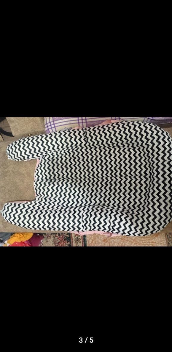 Zebra Desenli Çok Renkli Hamile ve Emzirme Yastığı - Görsel 3