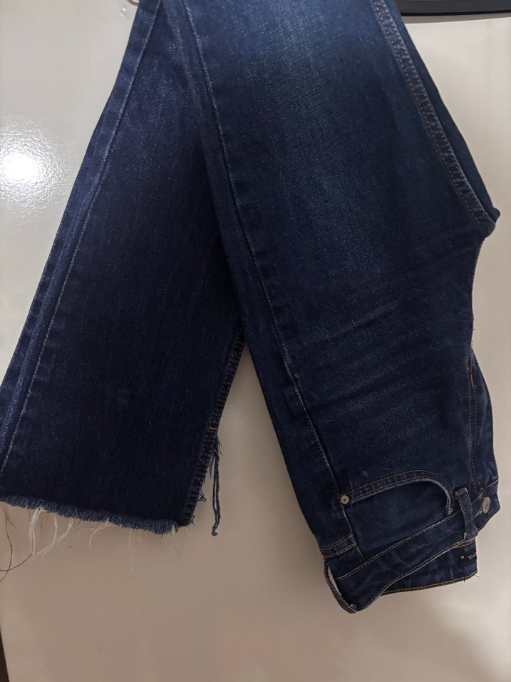 Lacivert Kadın  Denim Pantolon 32 beden - Görsel 2