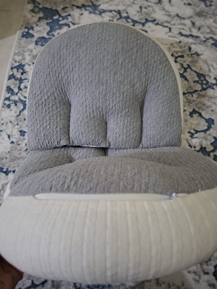 Gri Desensiz Hamile ve Emzirme Yastığı - Görsel 5