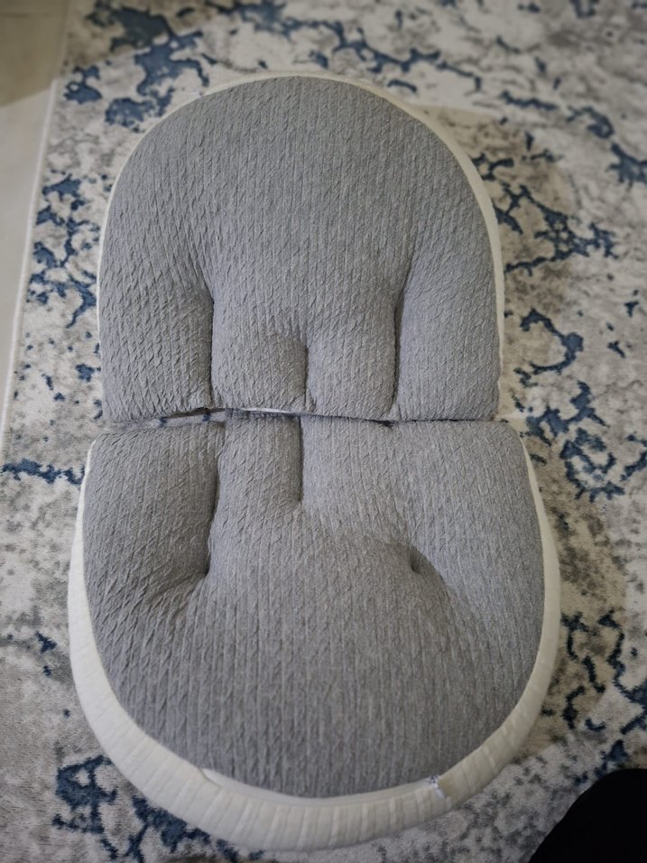 Gri Desensiz Hamile ve Emzirme Yastığı - Görsel 2