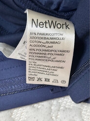38 Beden lacivert Renk Network pantalon