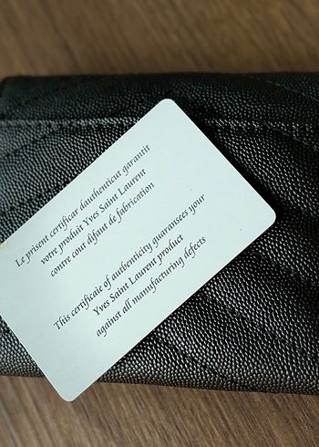 ÜRÜN SERTİFİKALI YVES SAİNT LAURENT CÜZDAN - Görsel 3