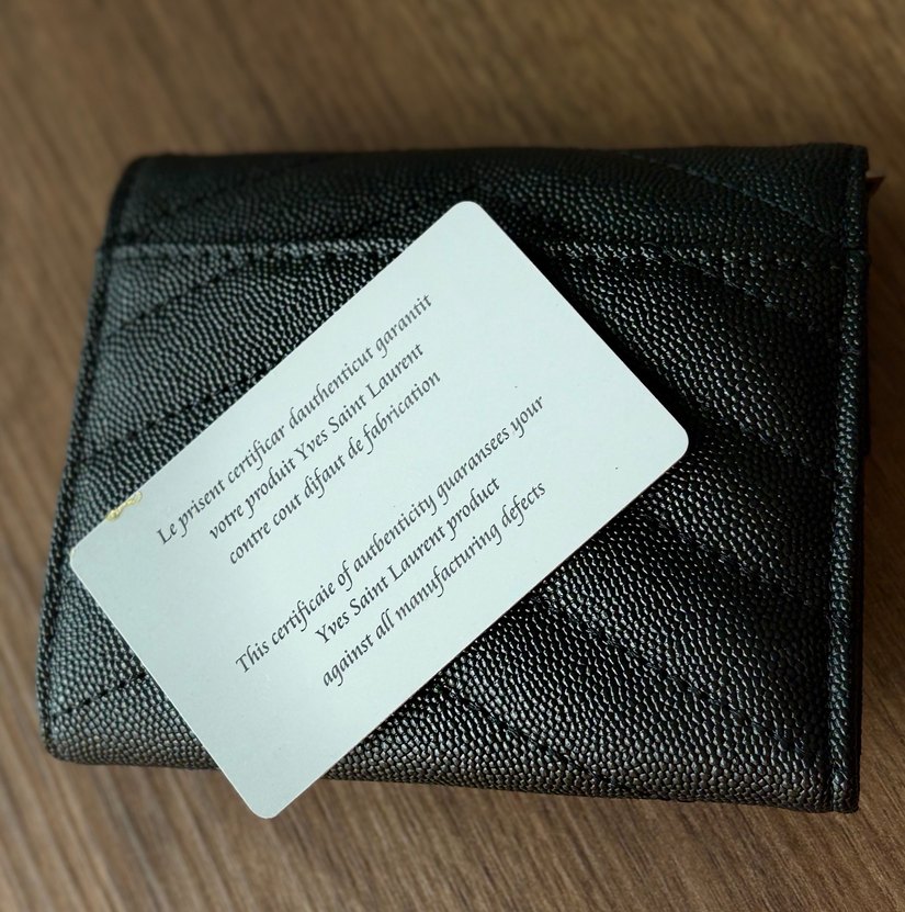 ÜRÜN SERTİFİKALI YVES SAİNT LAURENT CÜZDAN - Görsel 3