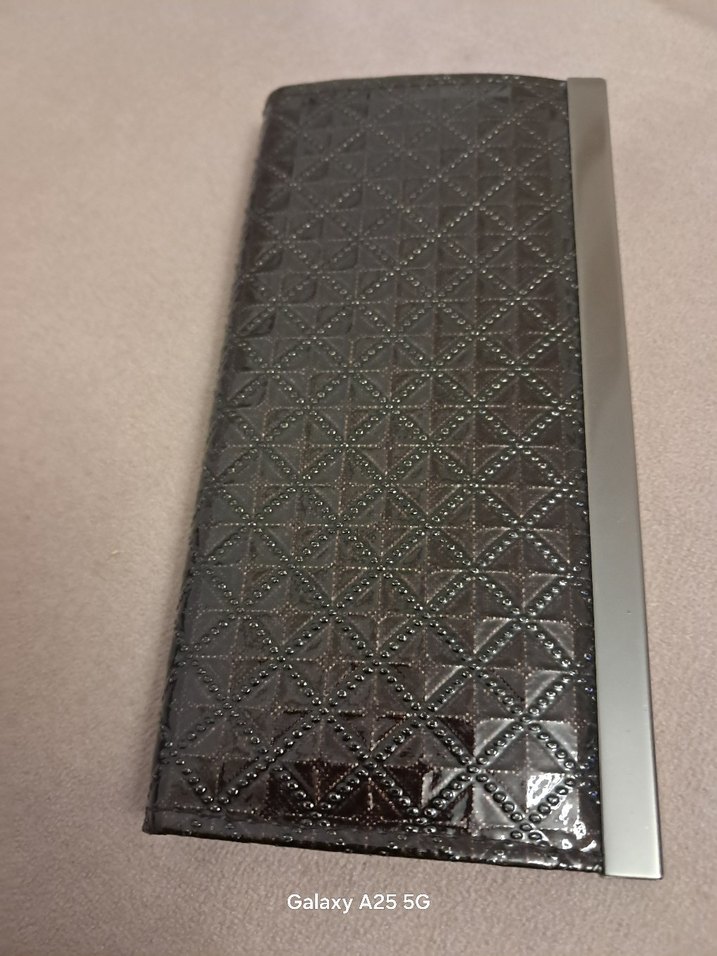 Kilitli Gri Deri Kadın Portföy Cüzdan - Görsel 4