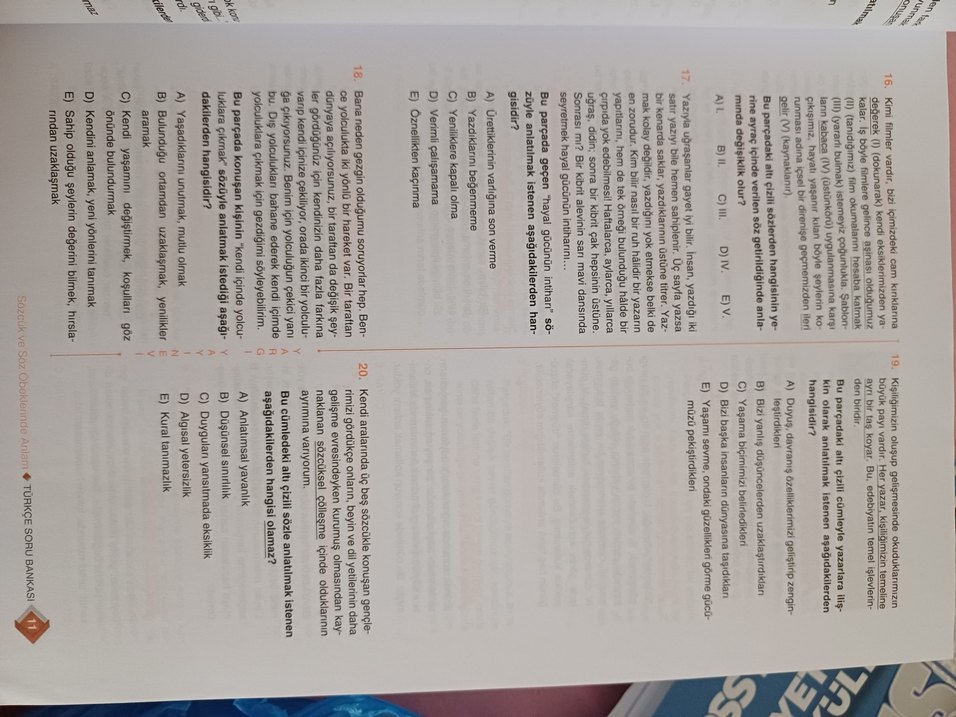 KPSS Genel Yetenek Türkçe Soru Bankası 1400 Soru - Görsel 3