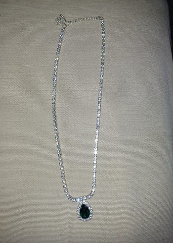 Gri Zincirli Yılan Desenli Midi Kadın Kolye - Görsel 2