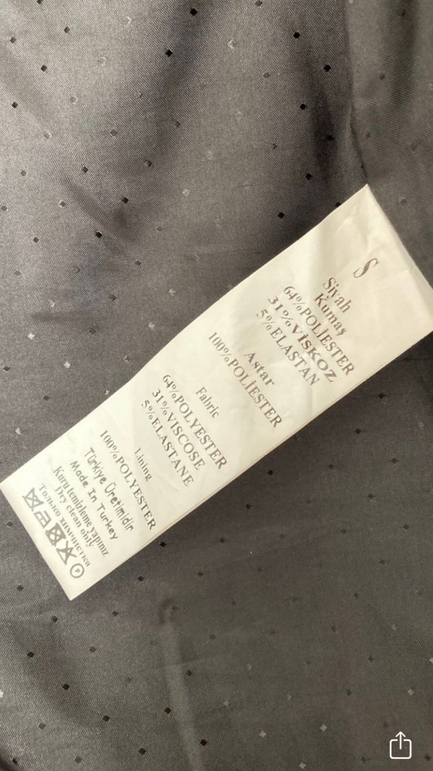 Siyah Düğmeli Kadın Kaban - Görsel 5