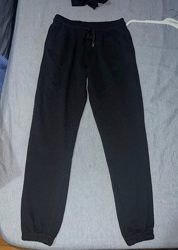 Siyah Rahat Kesim Eşofman Altı - Görsel 2