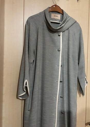 Kayra Uzun Kap, Düğmeli, Gevşek Kesim - Görsel 4