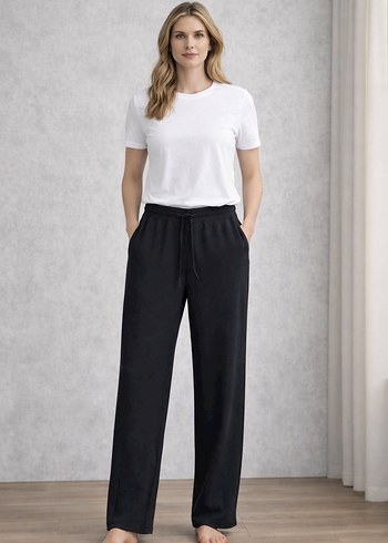 Bordo Rahat Kesim Kadın Kumaş Pantolon ( renk için dm ) - Görsel 3