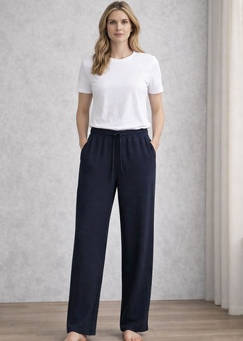 Bordo Rahat Kesim Kadın Kumaş Pantolon ( renk için dm ) - Görsel 2