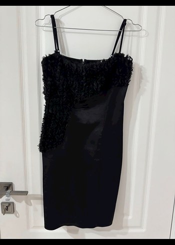 Adil ışık saten elbise - Görsel 2