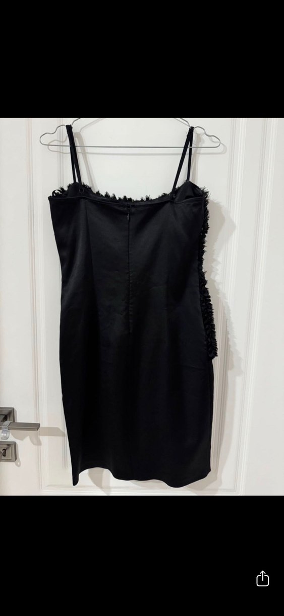 Adil ışık saten elbise - Görsel 3