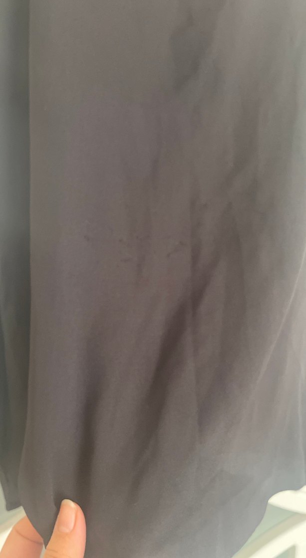 Siyah V Yaka Hamile Bluzu - Görsel 2