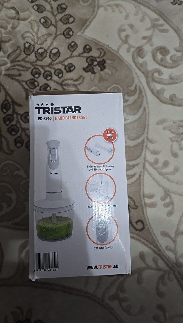 Tristar PD-8960 350W El Blender Seti Beyaz - Görsel 2