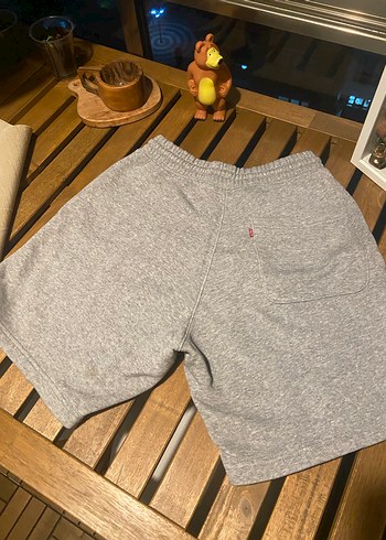 Levi's Gri Rahat Kesim Mini Şort - Görsel 4