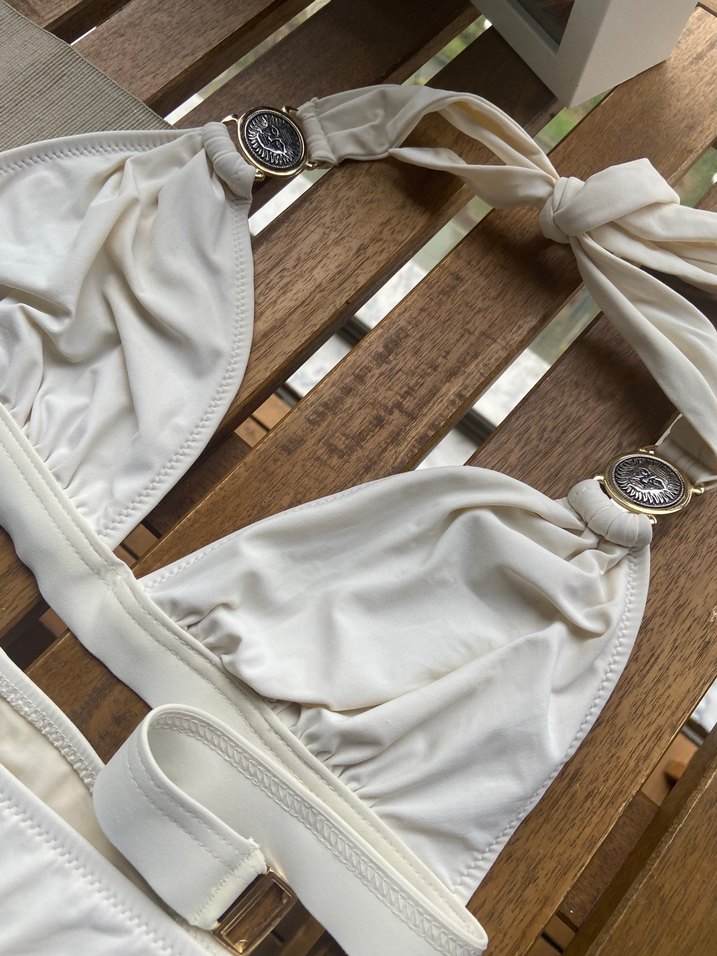 Beyaz Strappy Mini  - Görsel 3