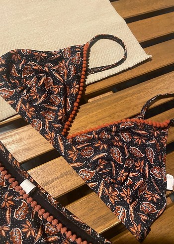 Detaylı Bohem Desenli Bikini - Görsel 3