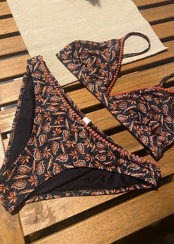 Detaylı Bohem Desenli Bikini - Görsel 2