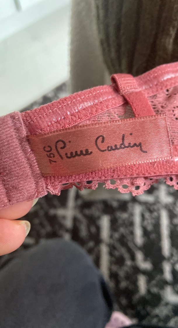 Koyu Pembe Dantelli Bohem Sütyen - Görsel 3