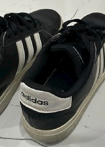 Orijinal Adidas Siyah Erkek Çizgili Bağcıklı Spor Ayakkabı - Görsel 4