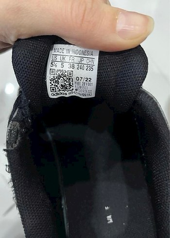 Orijinal Adidas Siyah Erkek Çizgili Bağcıklı Spor Ayakkabı - Görsel 3